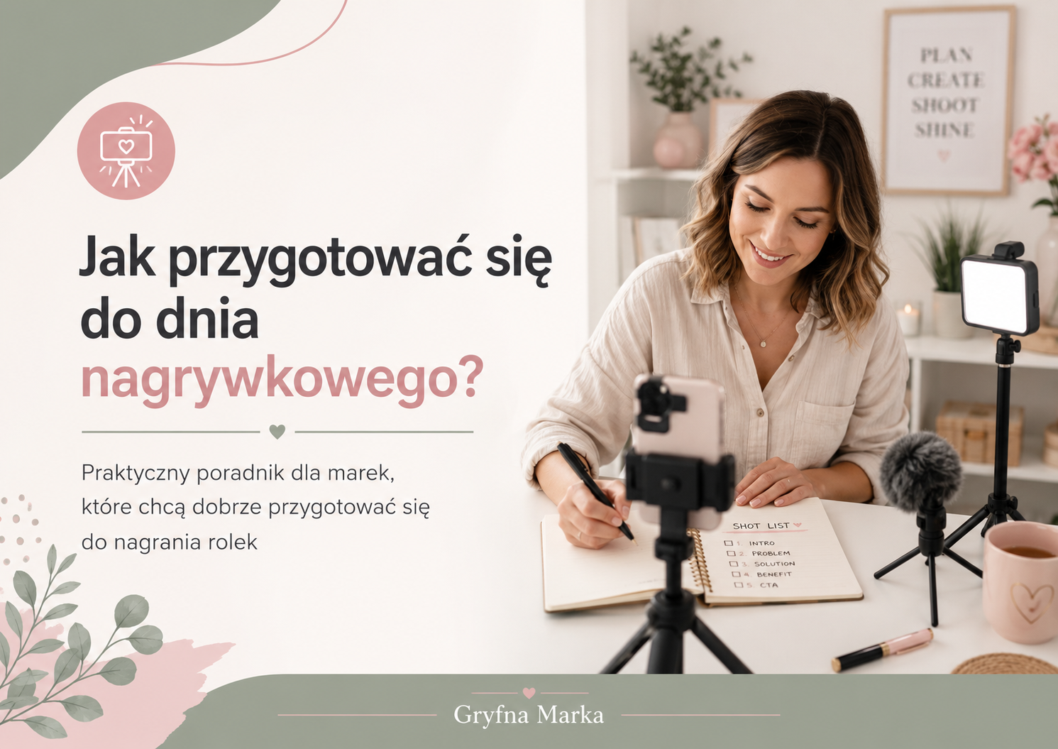 Jak przygotować się do dnia nagrywkowego/ content day?