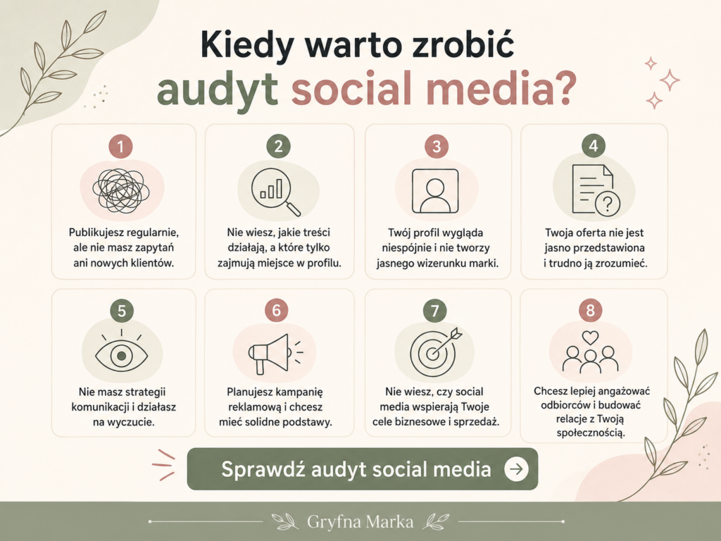 strategia social media, gryfna marka